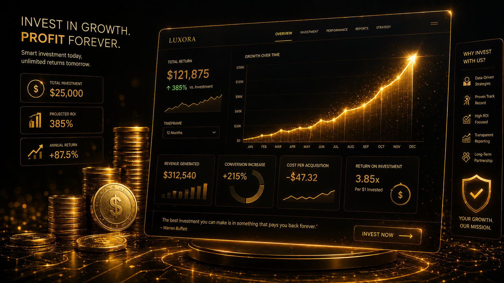 Professional services website representing a typical custom agency build scope