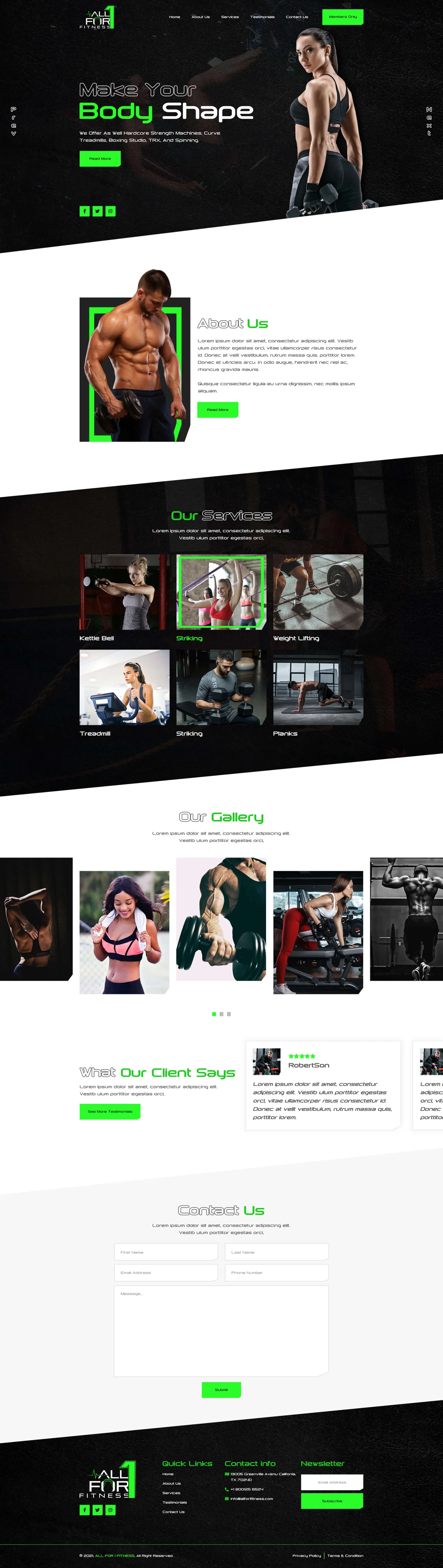 Web design portfolio sample